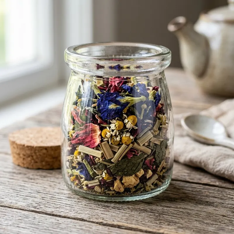 Herbal botanicals, flowers and tea blends at The Garden Sip